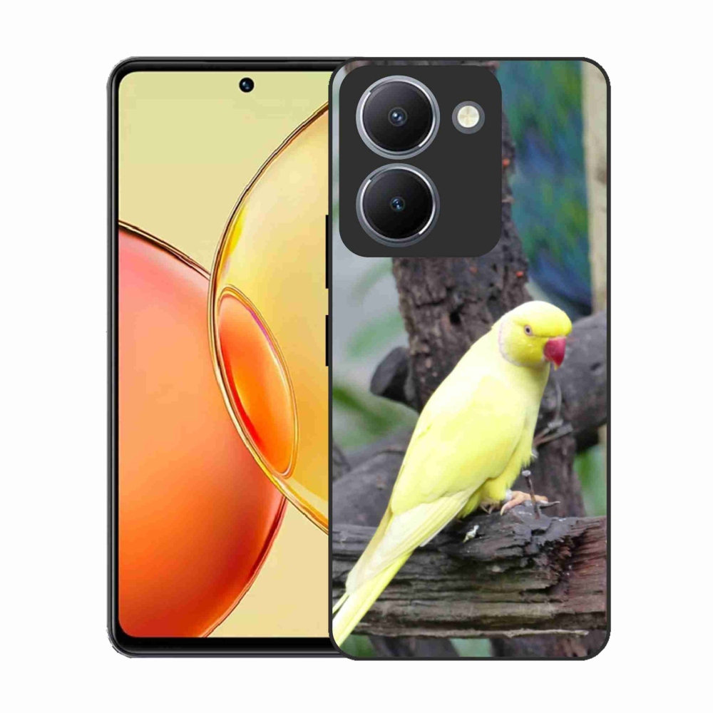 Zselés borítás mmCase a Vivo Y36-hoz - papagáj alexander sárga