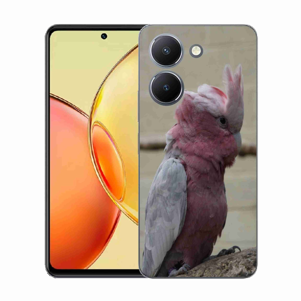 Zselés borítás mmCase a Vivo Y36-hoz - papagáj kakadu rózsaszínű