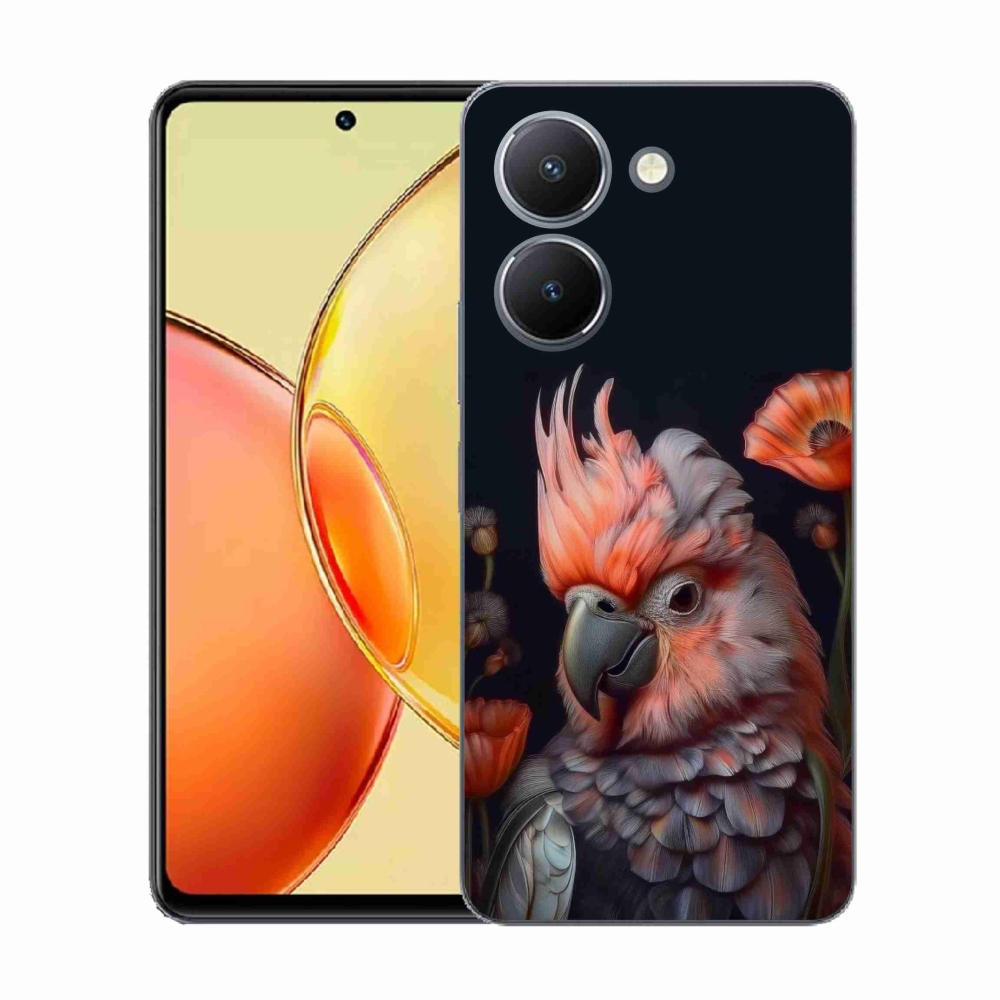 Gél borító mmCase a Vivo Y36-hoz - papagáj kakadu színekben