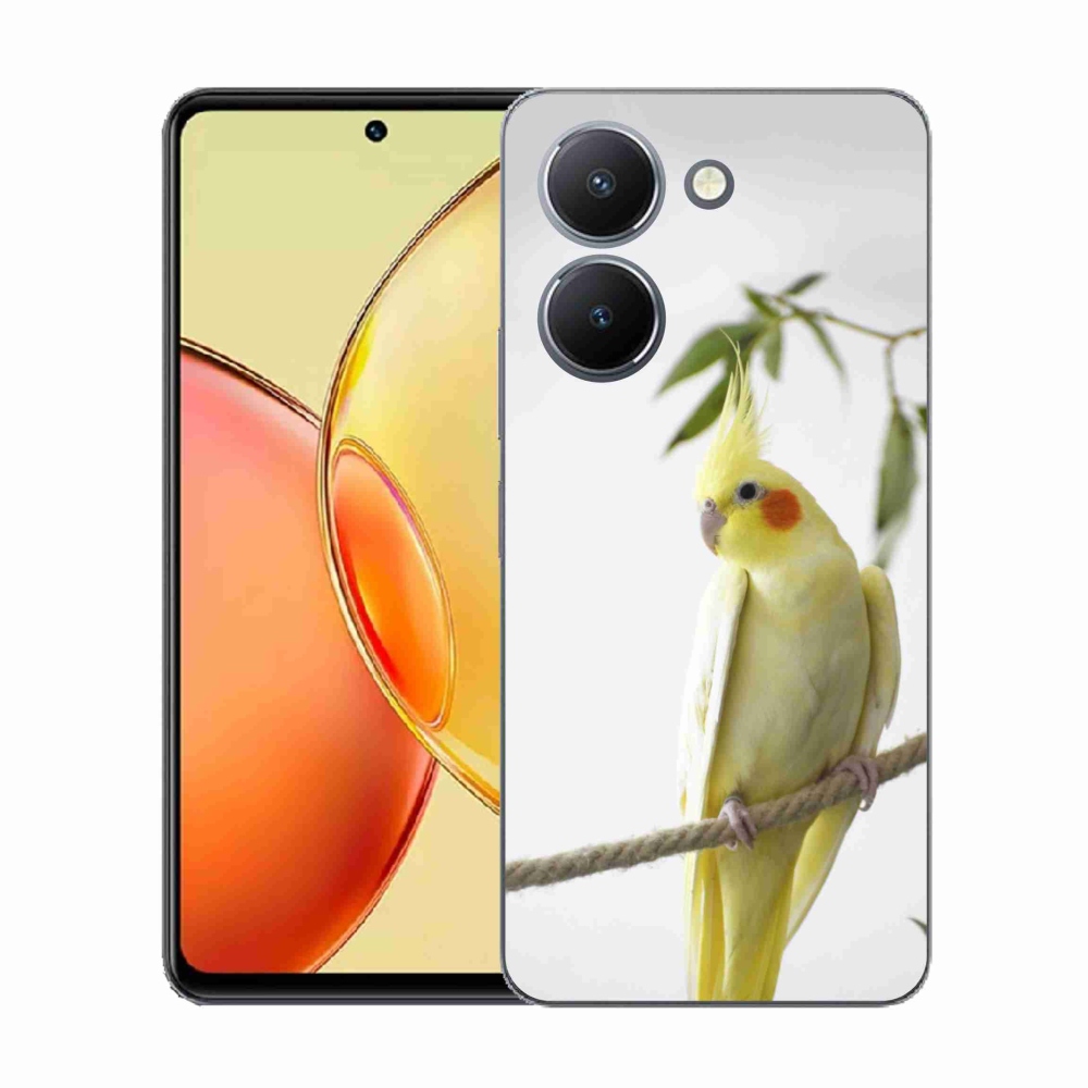 Gél borító mmCase a Vivo Y36-hoz - papagáj korela chocholatá