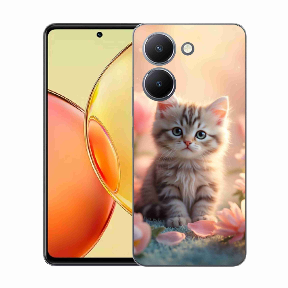Gélburkolat mmCase a Vivo Y36-hoz - aranyos cica 8
