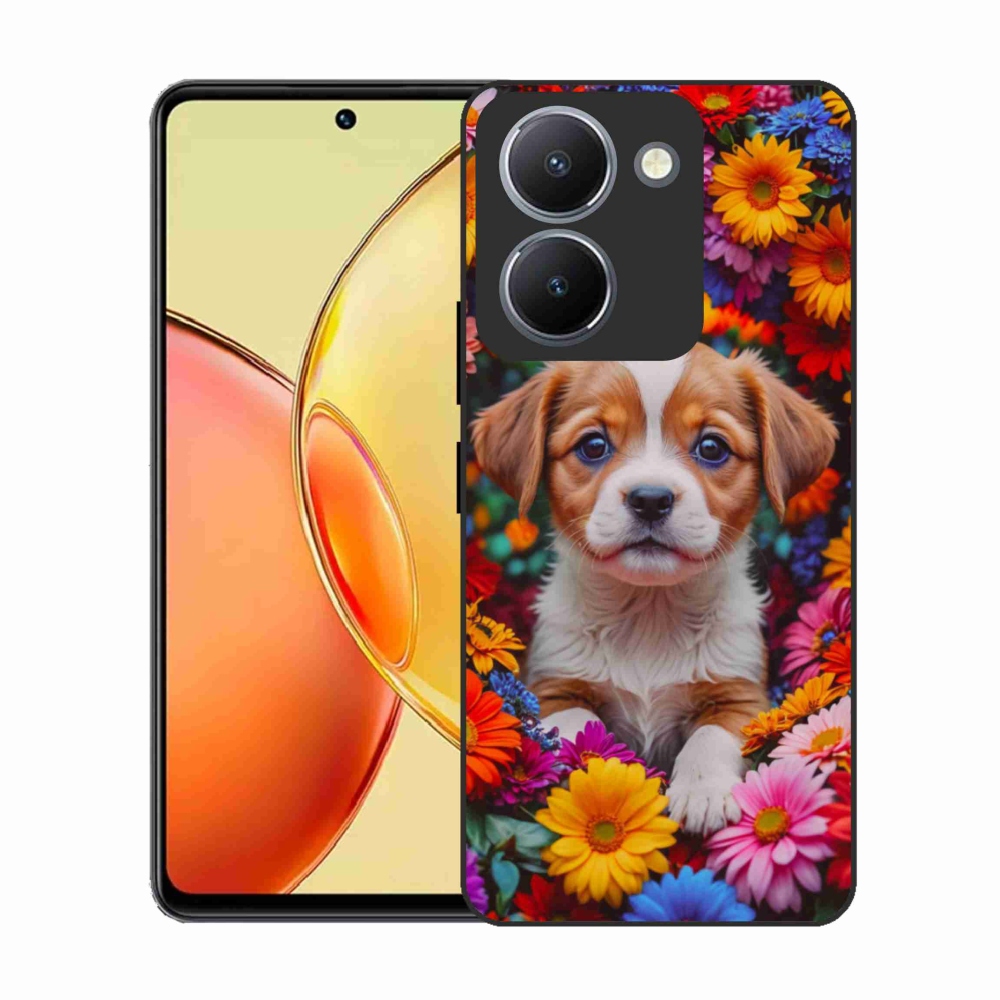 Gél borító mmCase a Vivo Y36-hoz - aranyos kiskutya