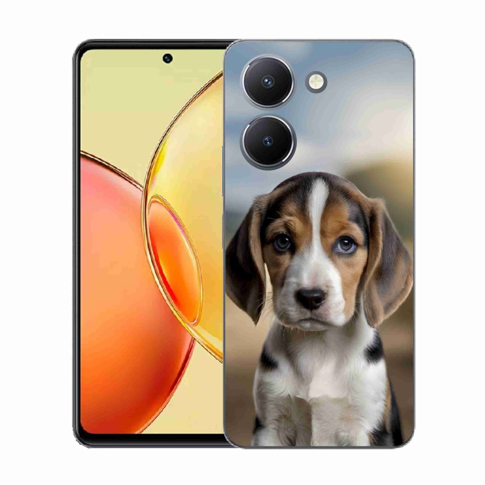 Gél borító mmCase a Vivo Y36-hoz - aranyos beagle