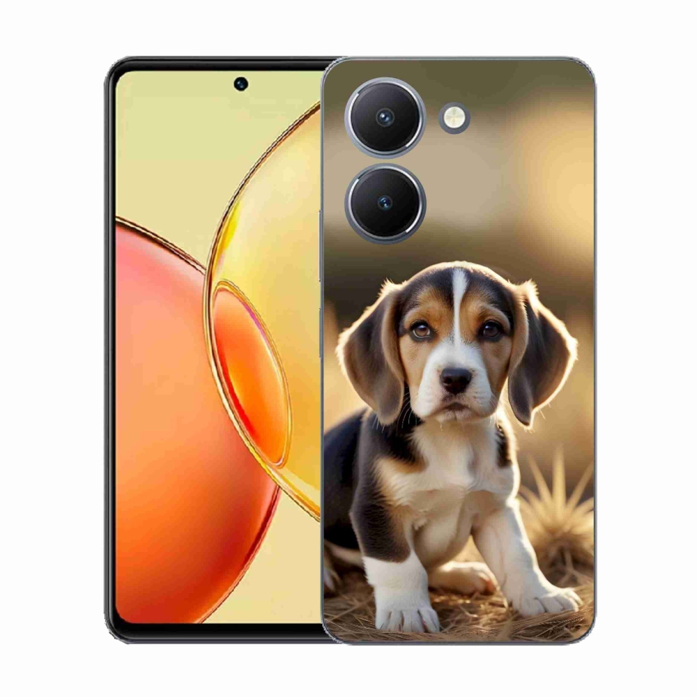 Gél borítás mmCase a Vivo Y36-hoz - aranyos beagle