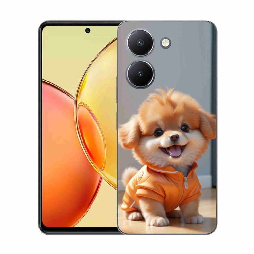 Gél borítás mmCase a Vivo Y36-hoz - aranyos pomerániai pulóverben