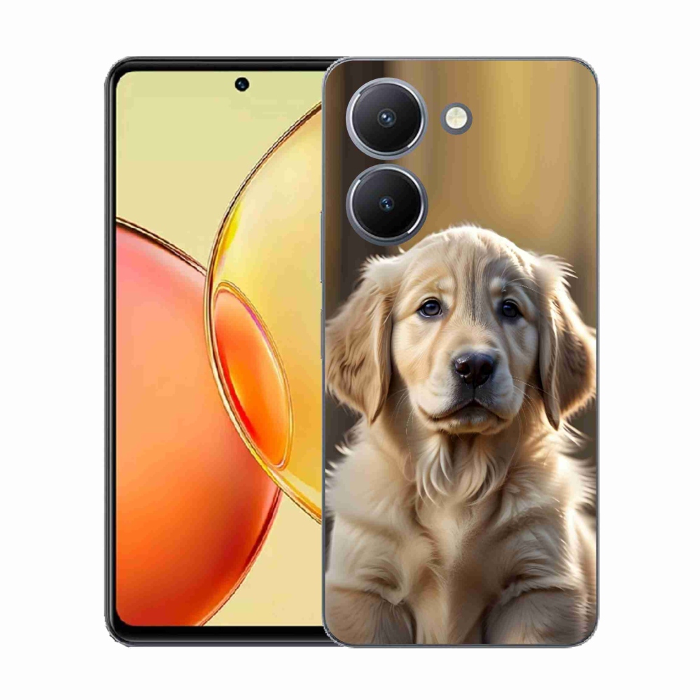 Gélburkolat mmCase a Vivo Y36-hoz - aranyos arany retriever