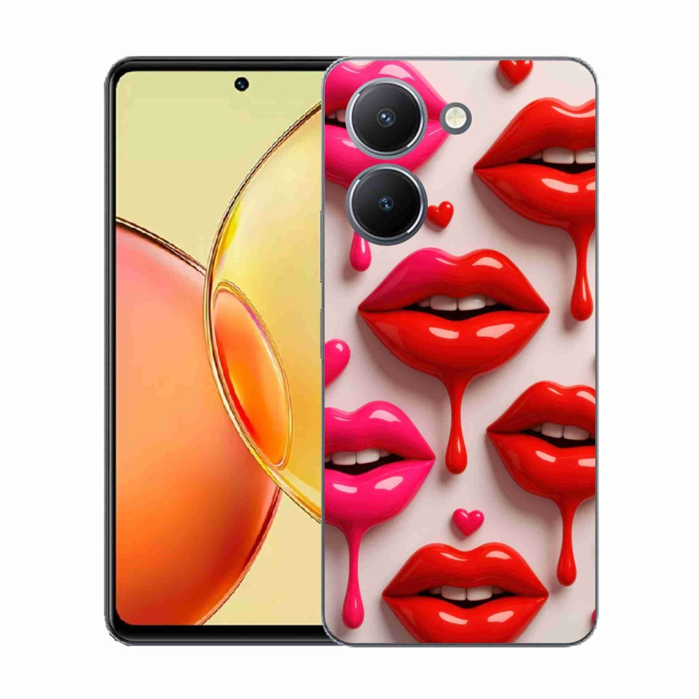 Zselés borítás mmCase a Vivo Y36-hoz - ajkak 2