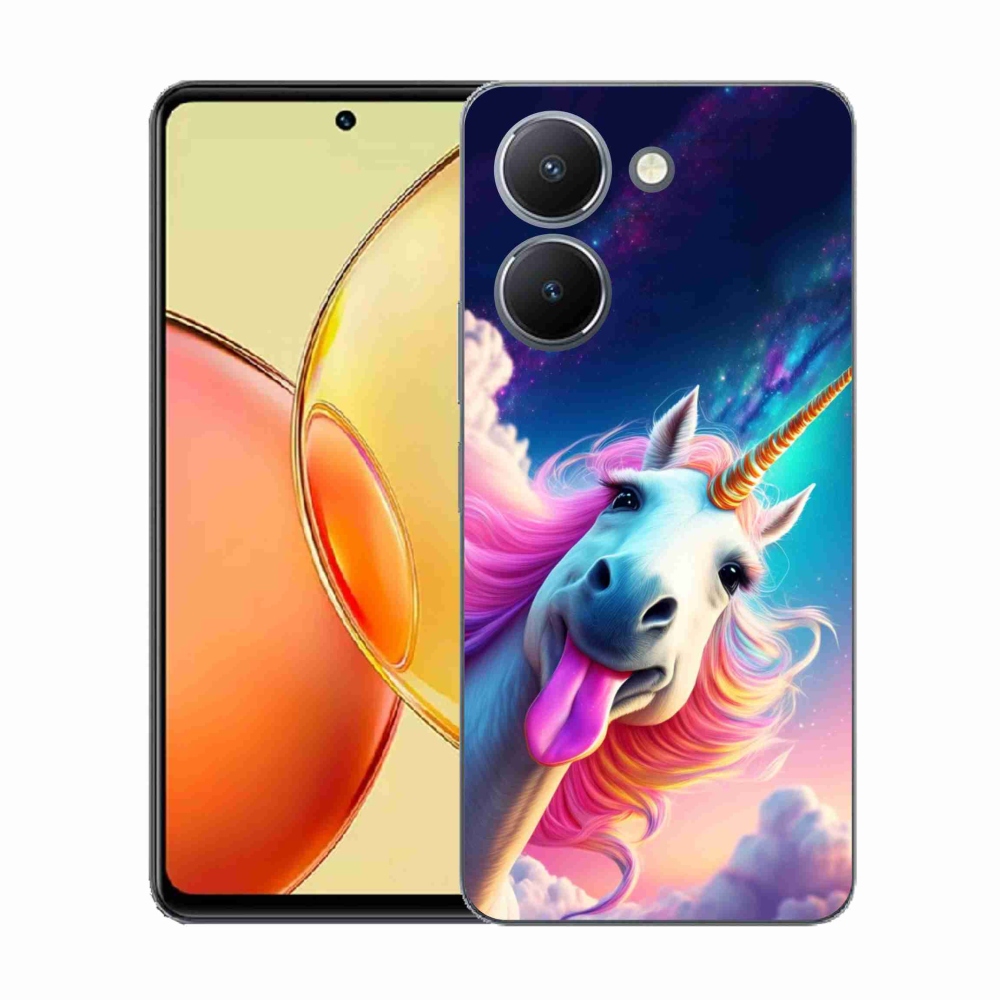 Gél borító mmCase a Vivo Y36-hoz - őrült egyszarvú