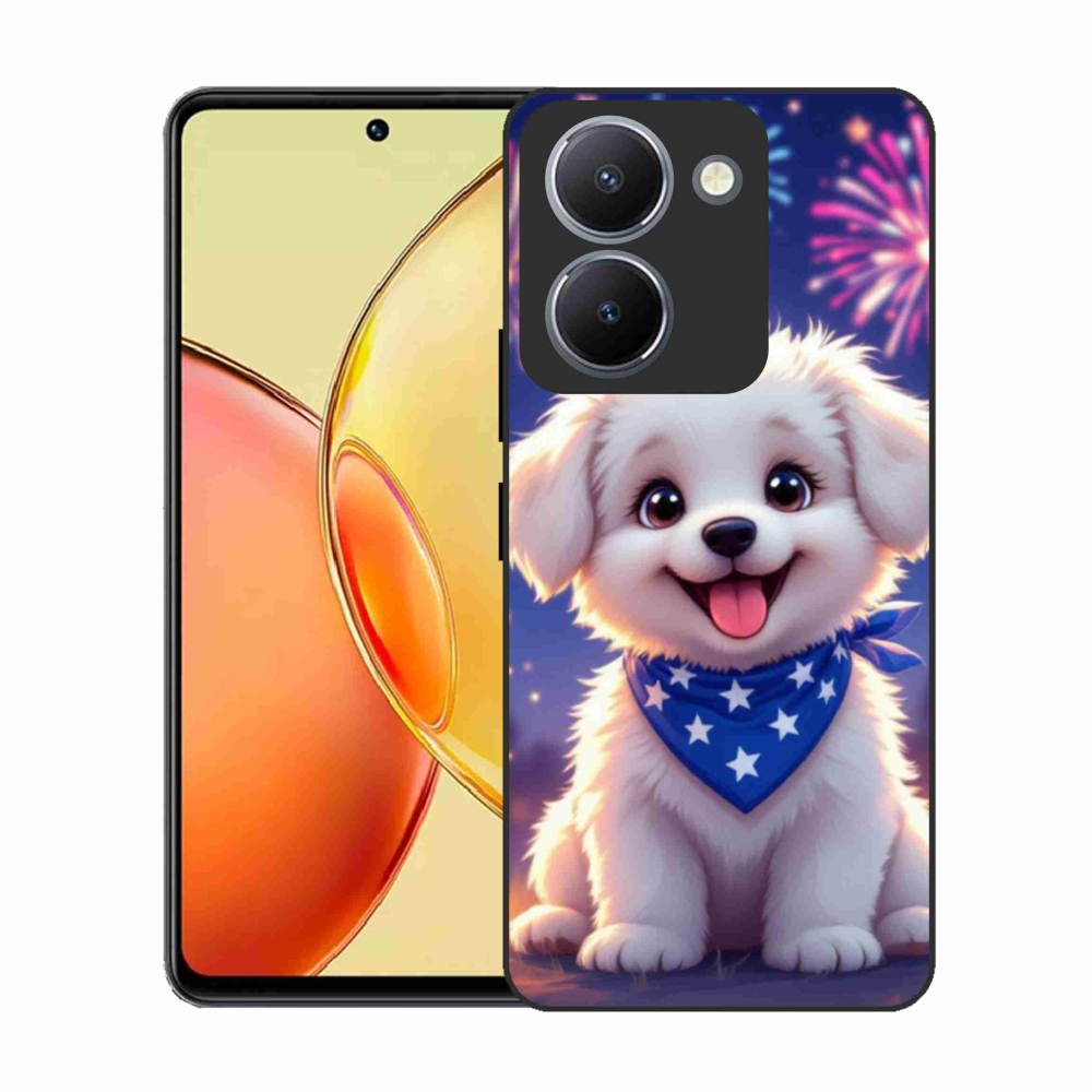 Gél borítás mmCase a Vivo Y36-hoz - ünnepi kiskutya