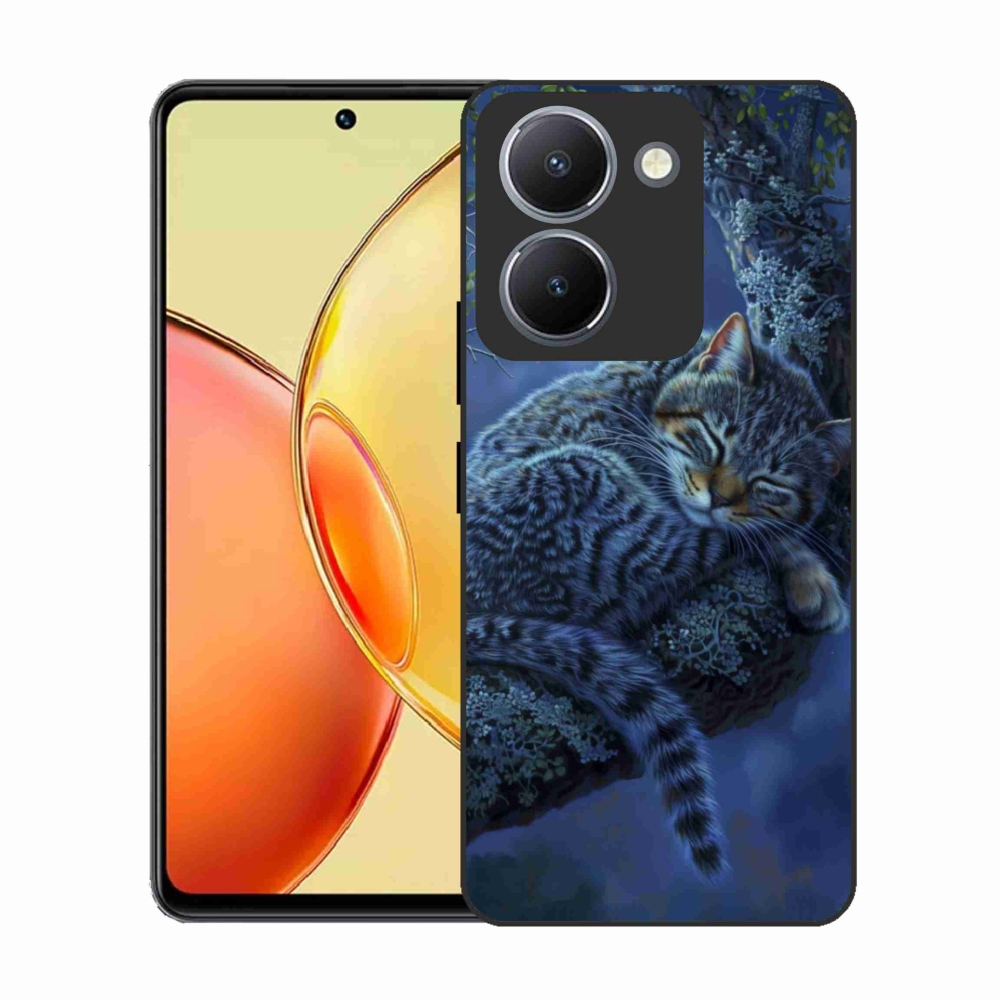 Zselés borítás mmCase a Vivo Y36-hoz - alvó macska