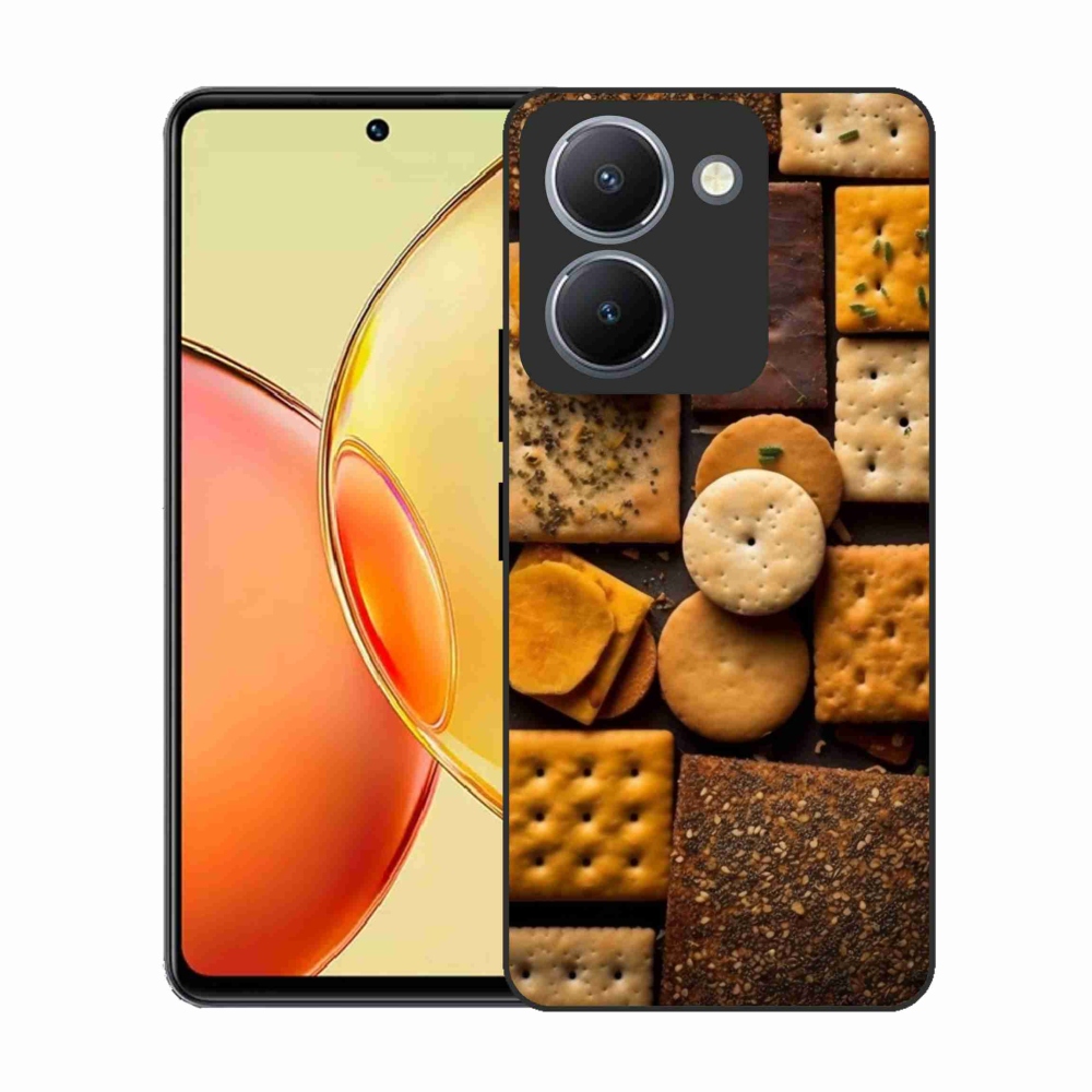 Zselés borítás mmCase a Vivo Y36-hoz - kekszek