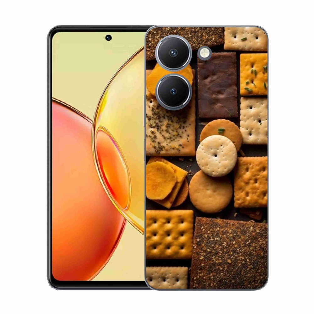 Zselés borítás mmCase a Vivo Y36-hoz - kekszek