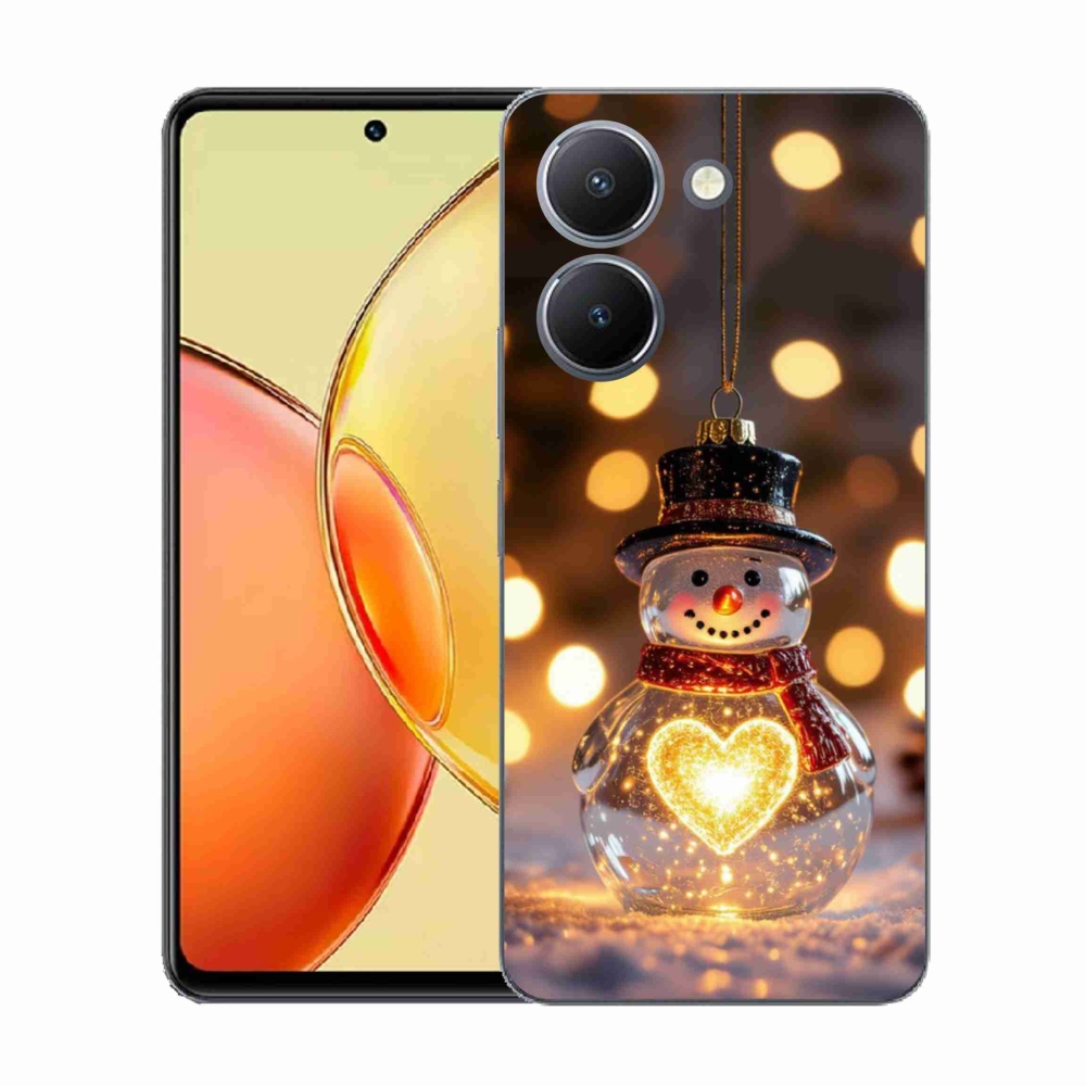 Gél borítás mmCase a Vivo Y36-hoz - Karácsonyi hóember