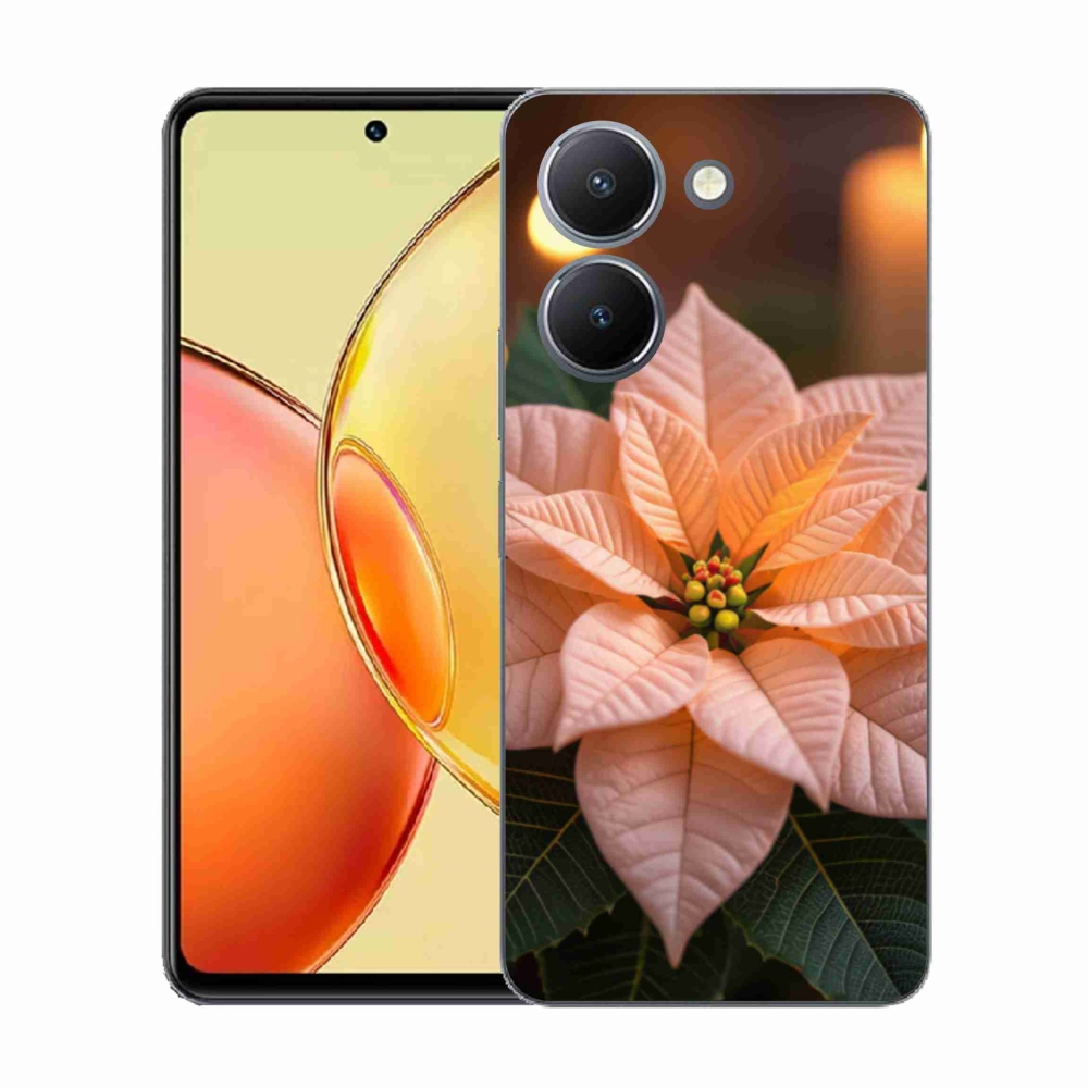 Zselés borítás mmCase a Vivo Y36-hoz - mikulásvirág