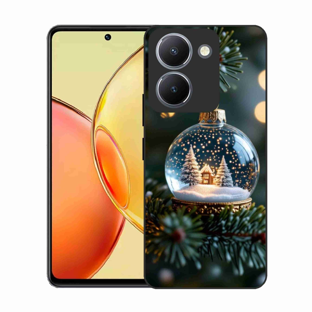 Gél borító mmCase a Vivo Y36-hoz - Karácsonyi gömbök 2