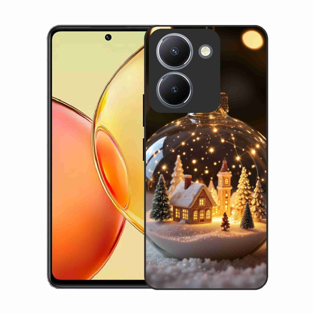 Gél borító mmCase a Vivo Y36-hoz - Karácsonyi golyók 3