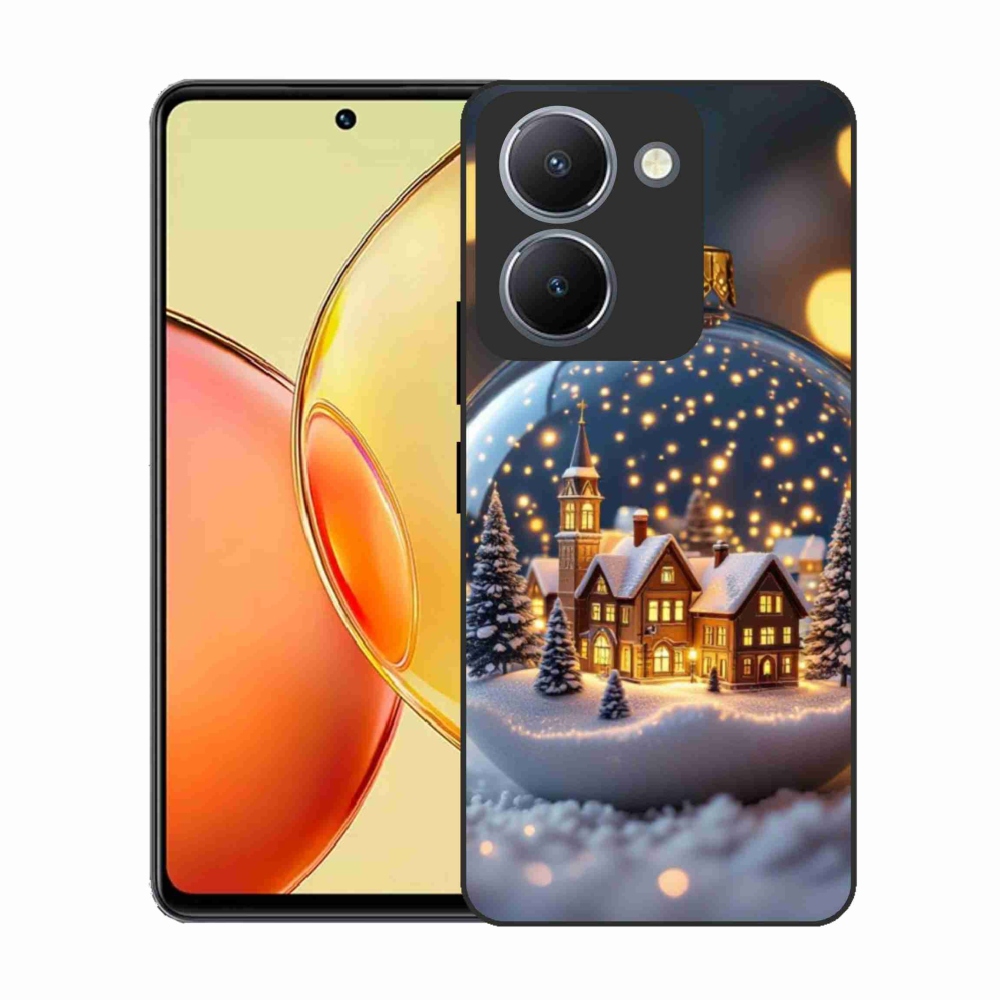 Gél borítás mmCase a Vivo Y36-hoz - Karácsonyi golyók 4