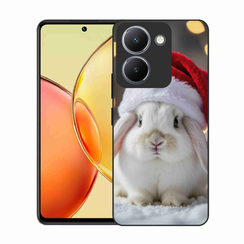 Zselés borítás mmCase a Vivo Y36-hoz - Karácsonyi nyúl