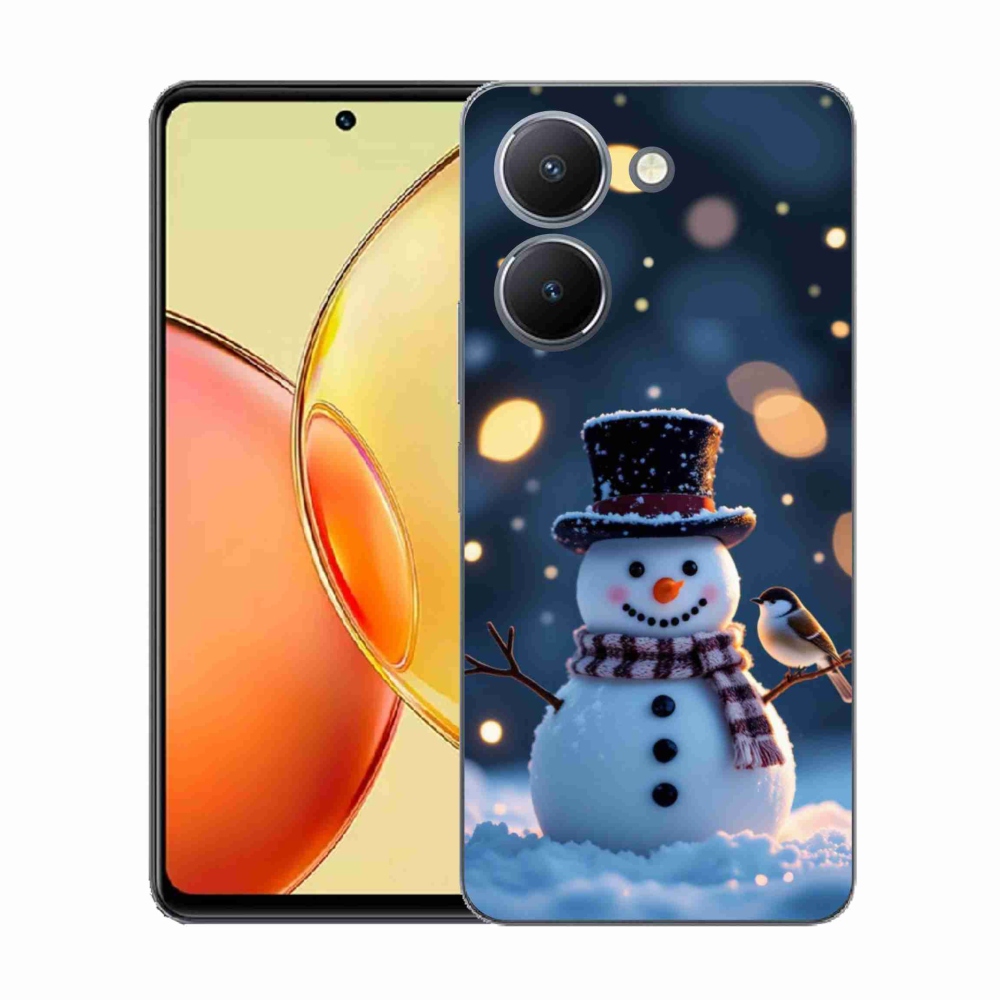 Gél borítás mmCase a Vivo Y36-hoz - Karácsonyi hóember