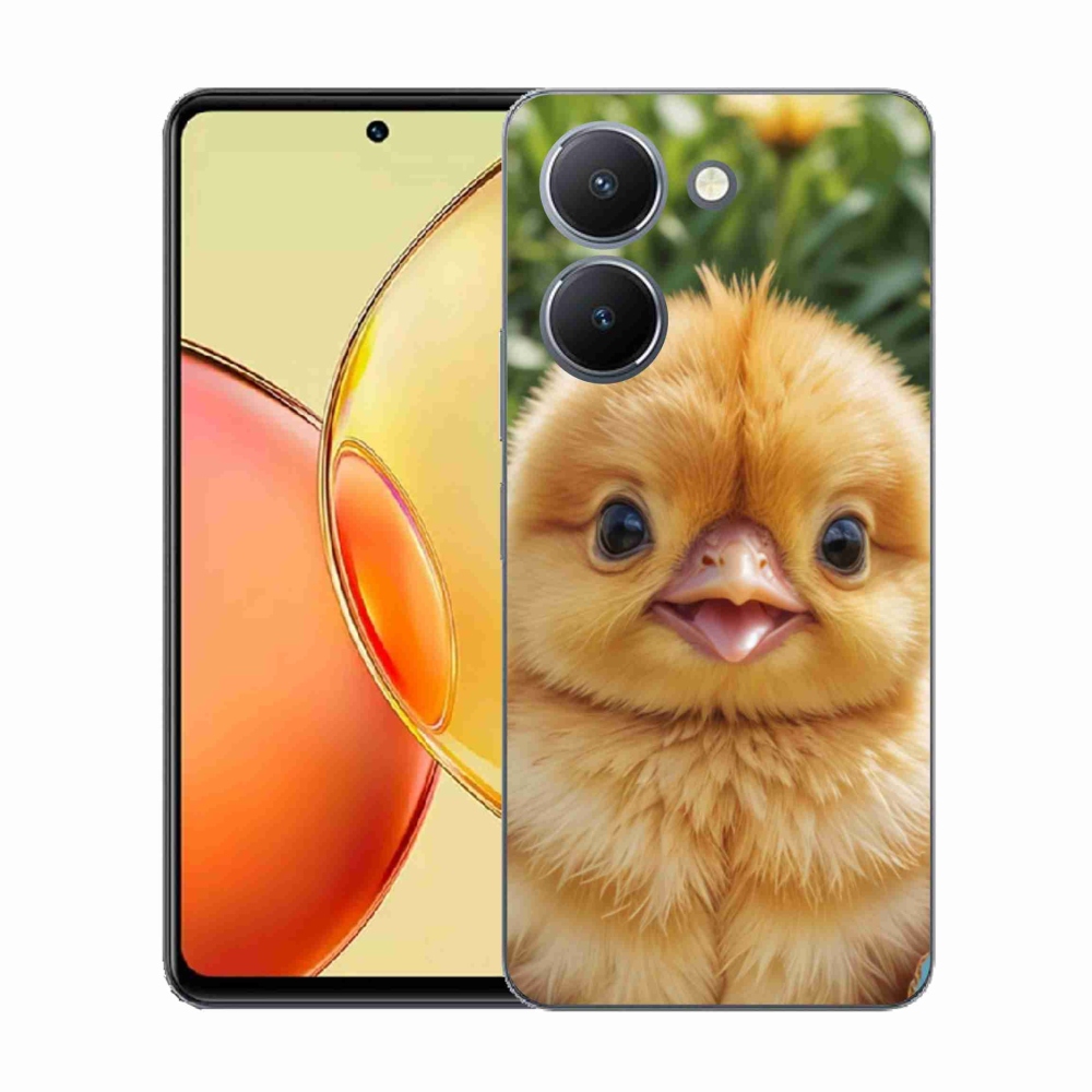 Gél borító mmCase a Vivo Y36-hoz - boldog csaj
