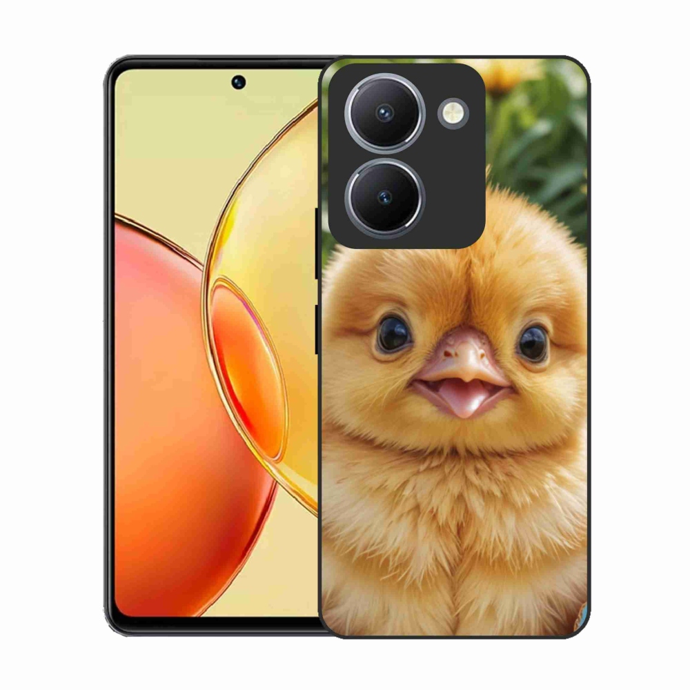 Gél borító mmCase a Vivo Y36-hoz - boldog csaj