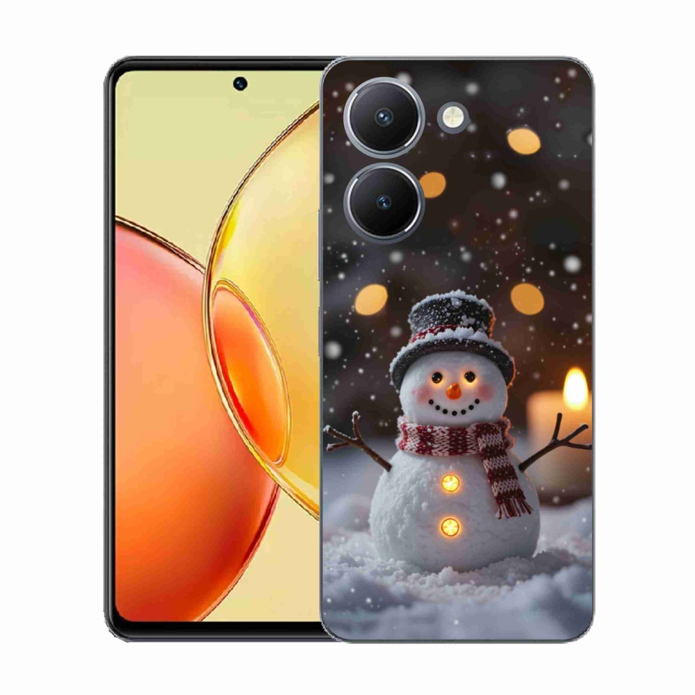 Gél borító mmCase a Vivo Y36-hoz - boldog hóember