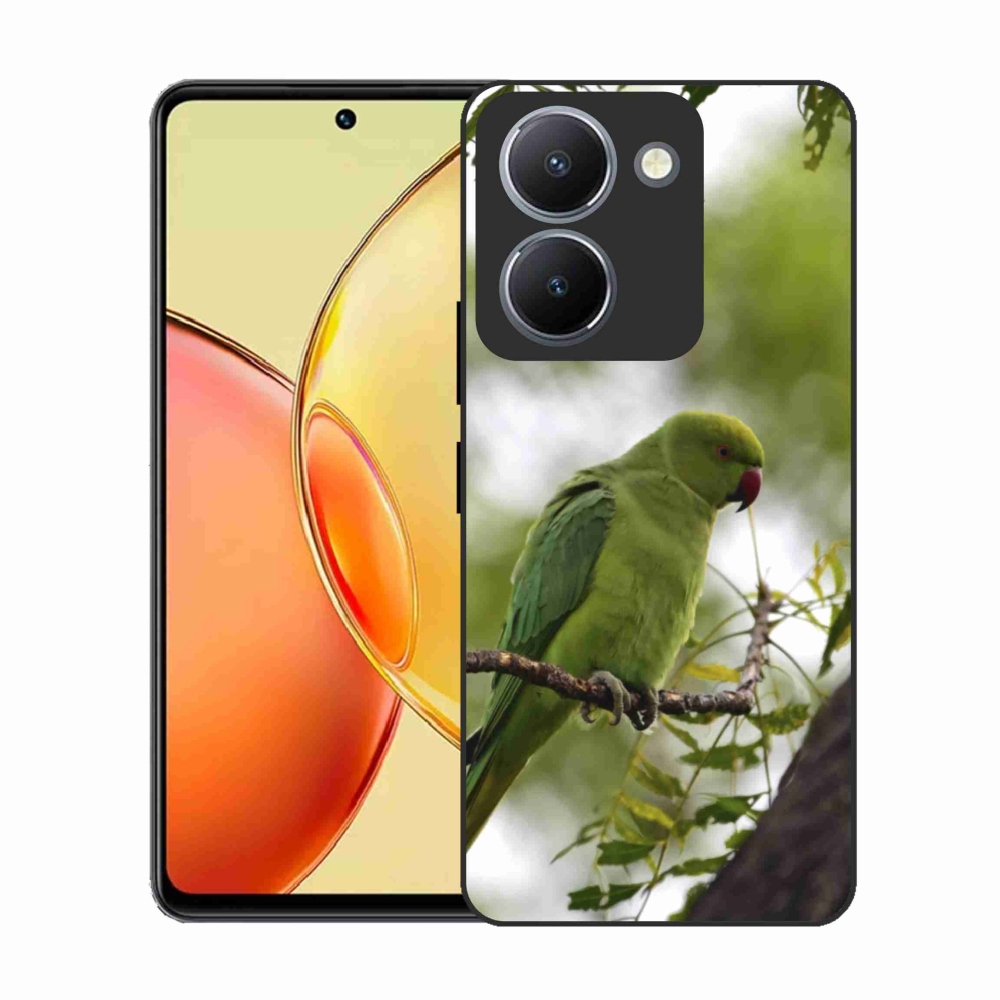 Zselés borítás mmCase a Vivo Y36-hoz - zöld papagáj