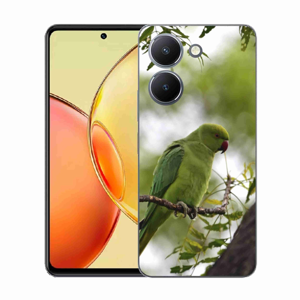 Zselés borítás mmCase a Vivo Y36-hoz - zöld papagáj
