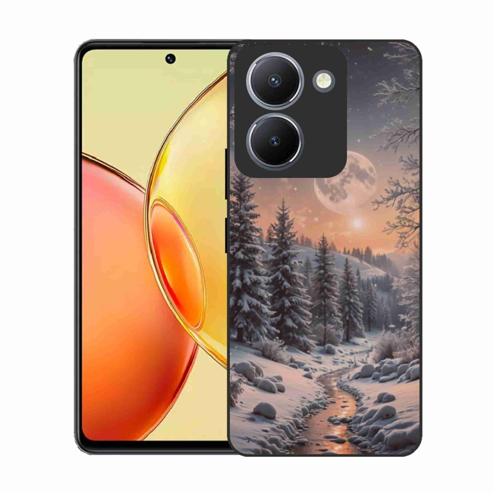 Gél borítás mmCase a Vivo Y36-hoz - téli táj 2