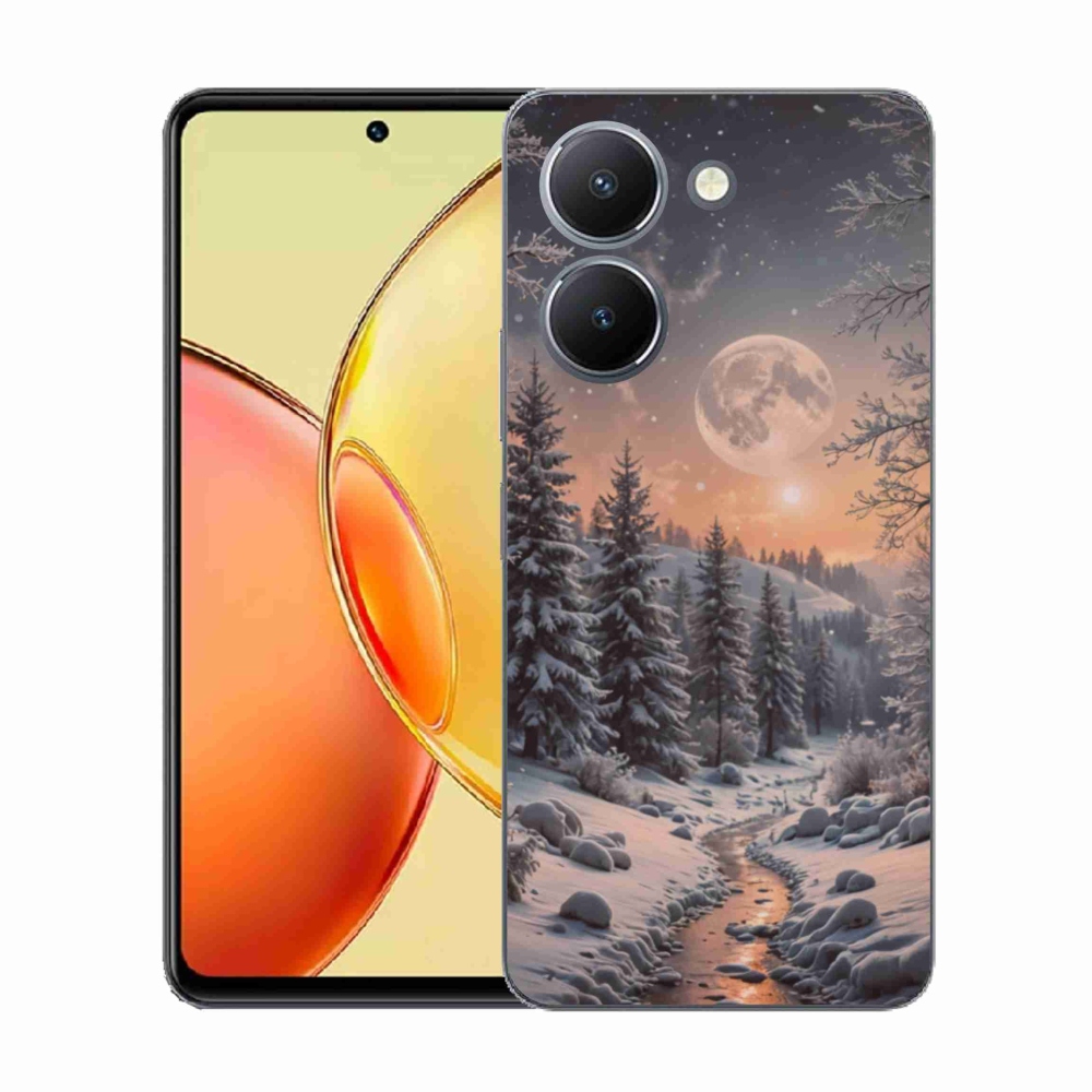 Gél borítás mmCase a Vivo Y36-hoz - téli táj 2