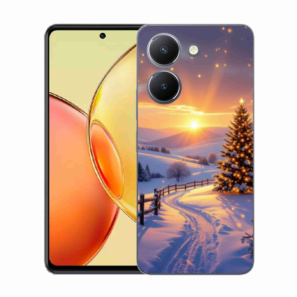 Gél borító mmCase a Vivo Y36-hoz - téli tájkép
