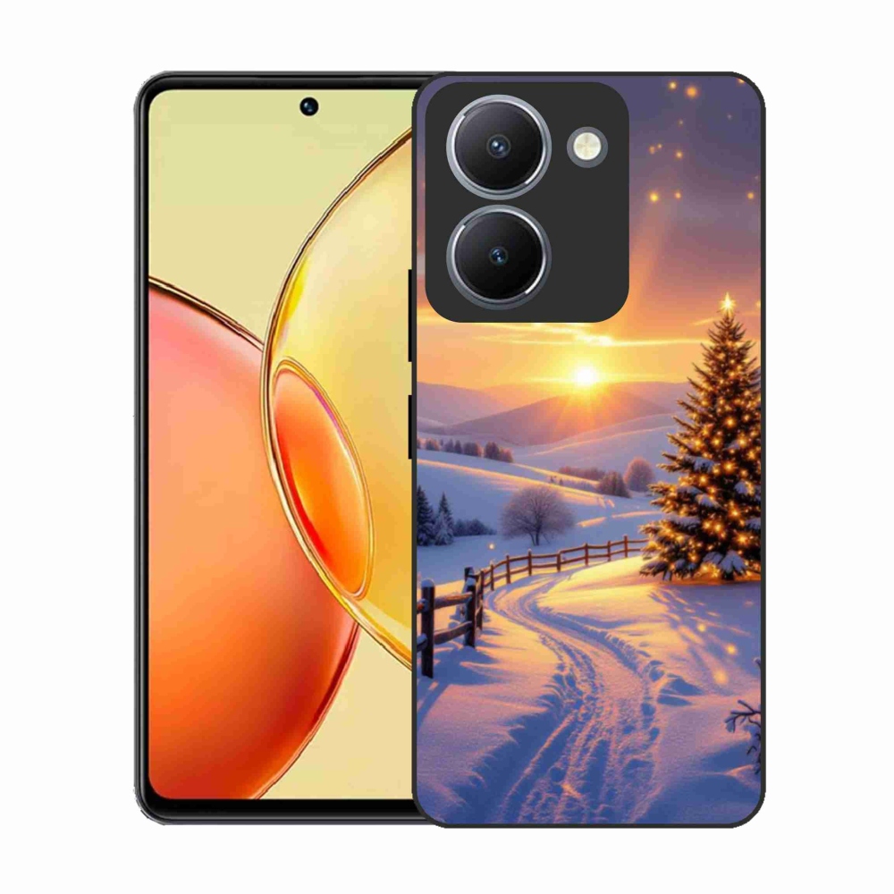 Gél borító mmCase a Vivo Y36-hoz - téli tájkép