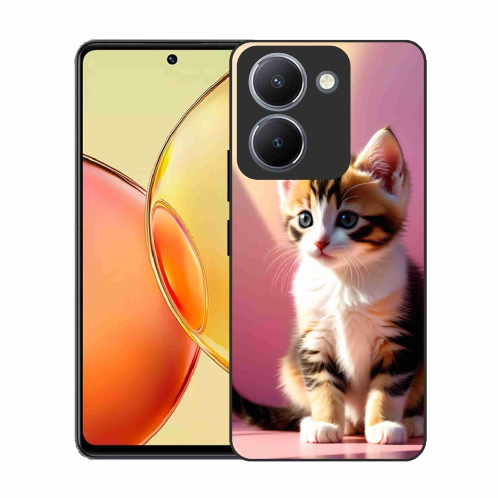 Zselés borítás mmCase a Vivo Y36-hoz - kíváncsi cica 2