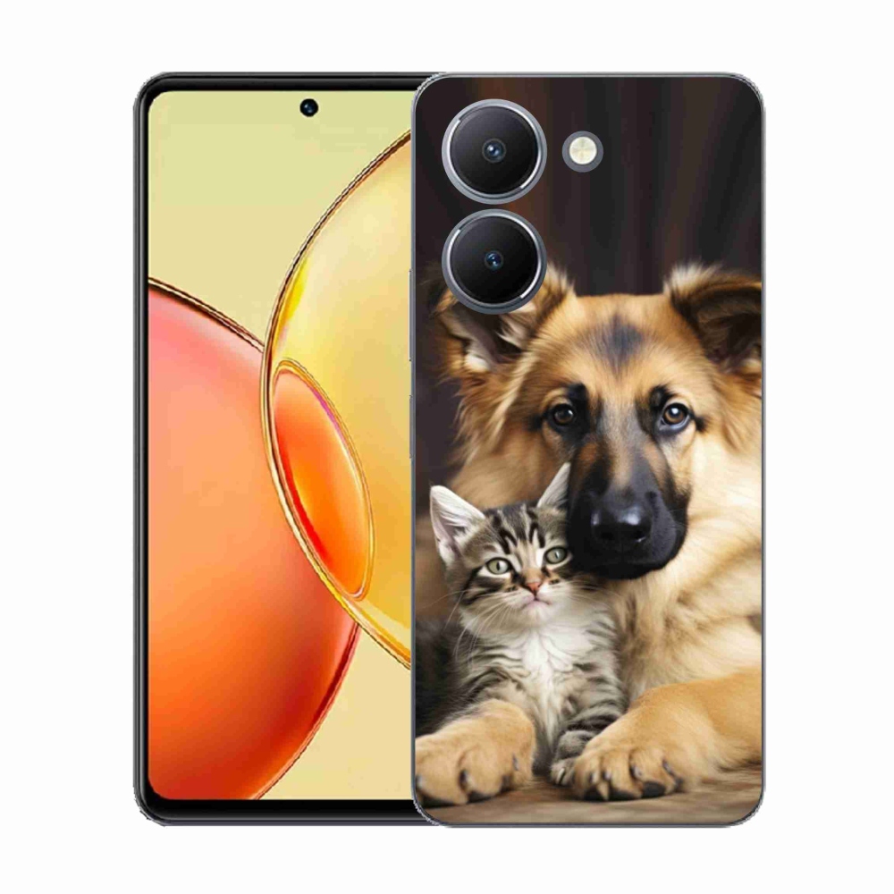 Zselés borítás mmCase a Vivo Y36-hoz - állatbarátság