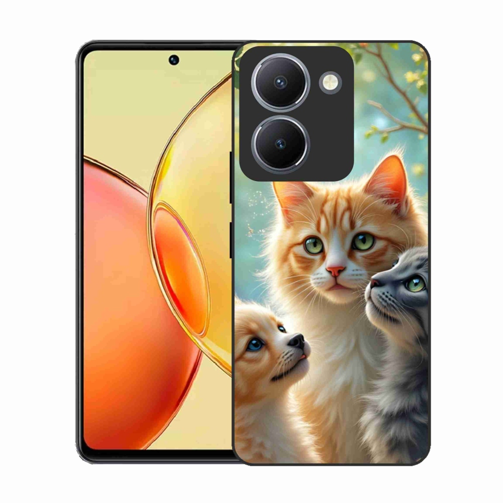 Zselés borítás mmCase a Vivo Y36-hoz - állatbarátság 2