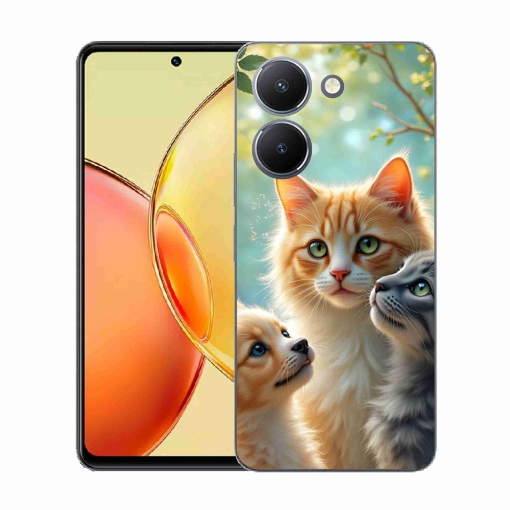 Zselés borítás mmCase a Vivo Y36-hoz - állatbarátság 2