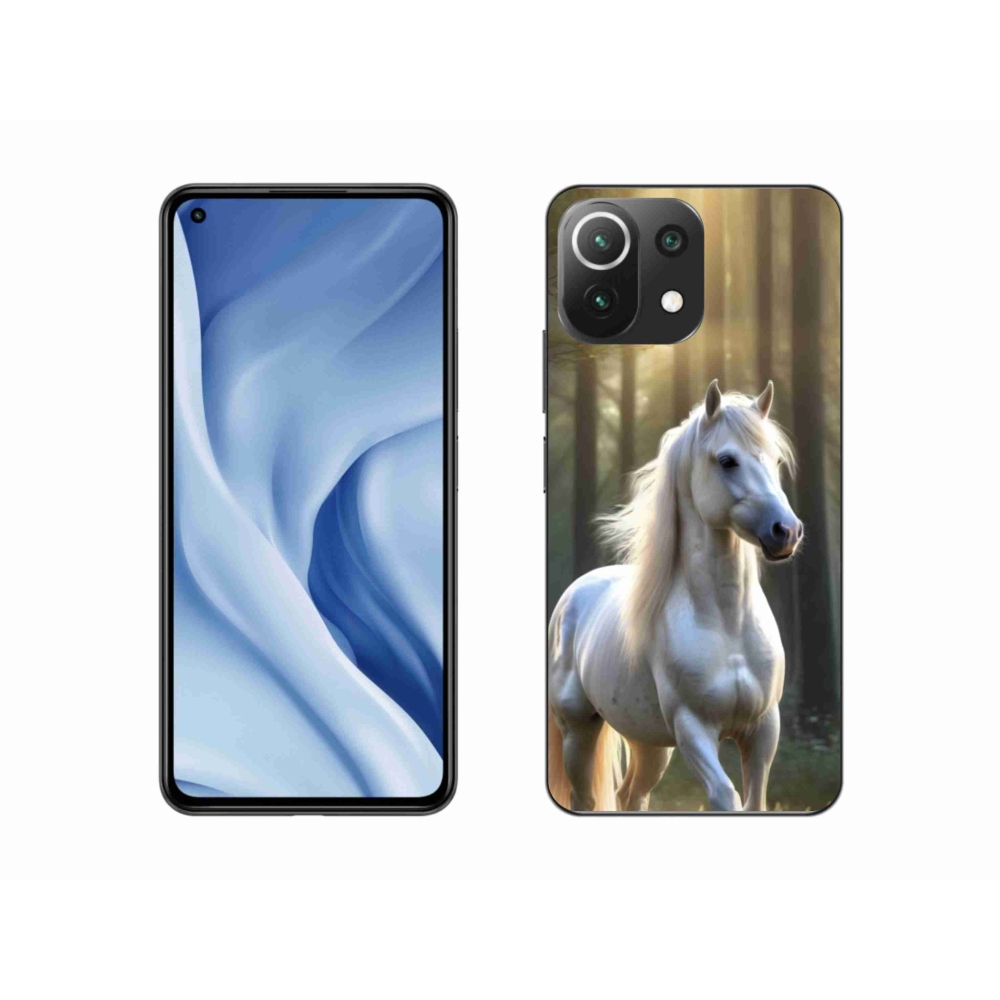 Gélburkolat mmCase a Xiaomi 11 Lite 5G NE - fehér ló 3
