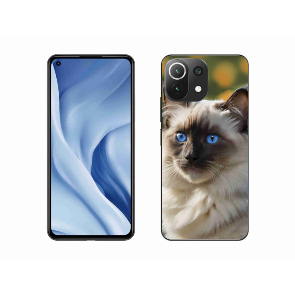 Gél borítás mmCase a Xiaomi 11 Lite 5G NE számára - fehér rongybaba