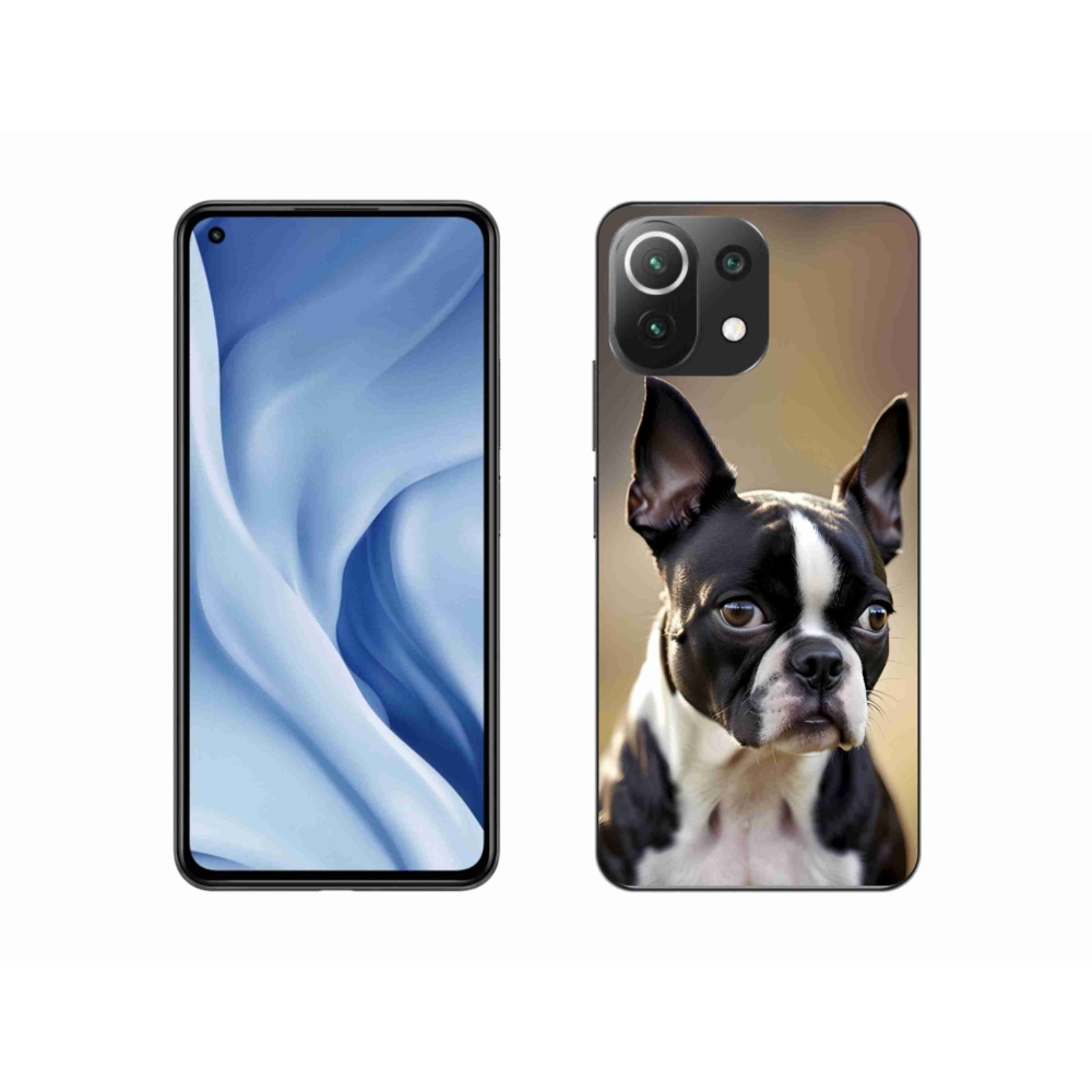 Gél borítás mmCase a Xiaomi 11 Lite 5G NE számára - Boston Terrier
