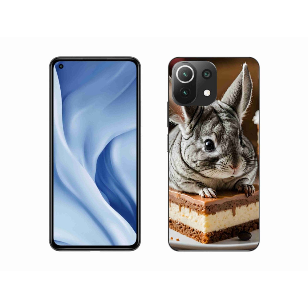 Gél borítás mmCase a Xiaomi 11 Lite 5G NE számára - csincsilla