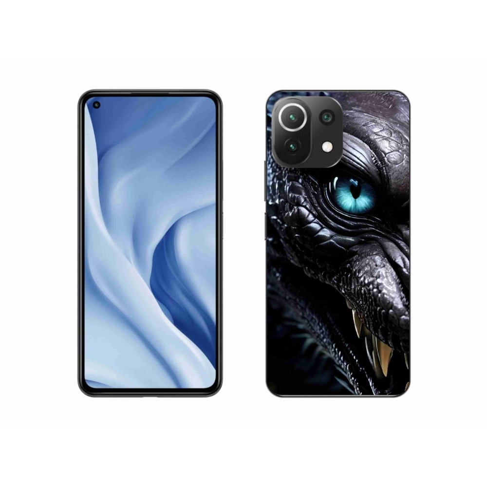 Zselés borítás mmCase a Xiaomi 11 Lite 5G NE - sárkány nézetben