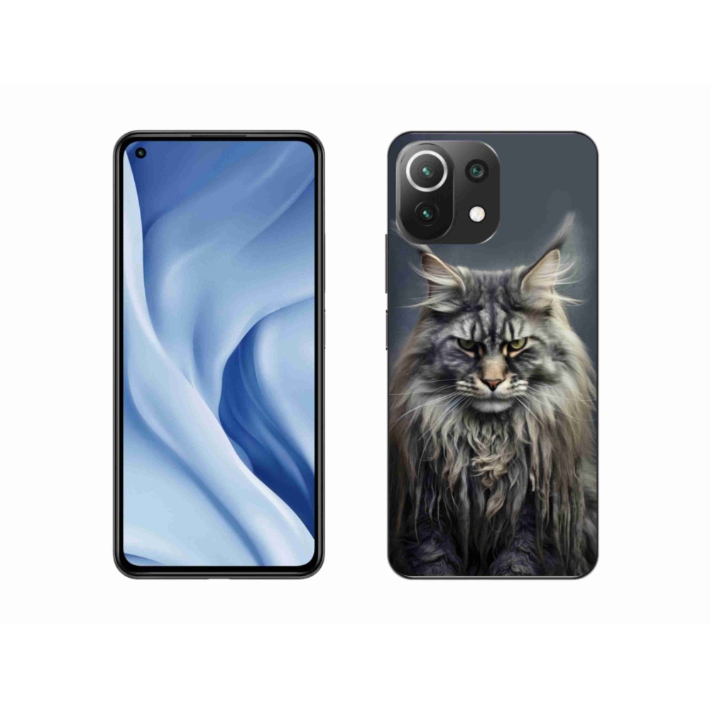 Gélburkolat mmCase a Xiaomi 11 Lite 5G NE - macska szemmel 4