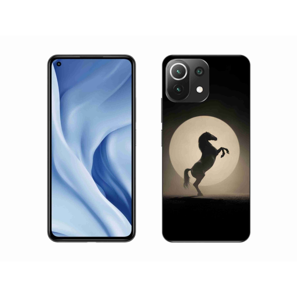 Gélburkolat mmCase a Xiaomi 11 Lite 5G NE - ló sziluettben