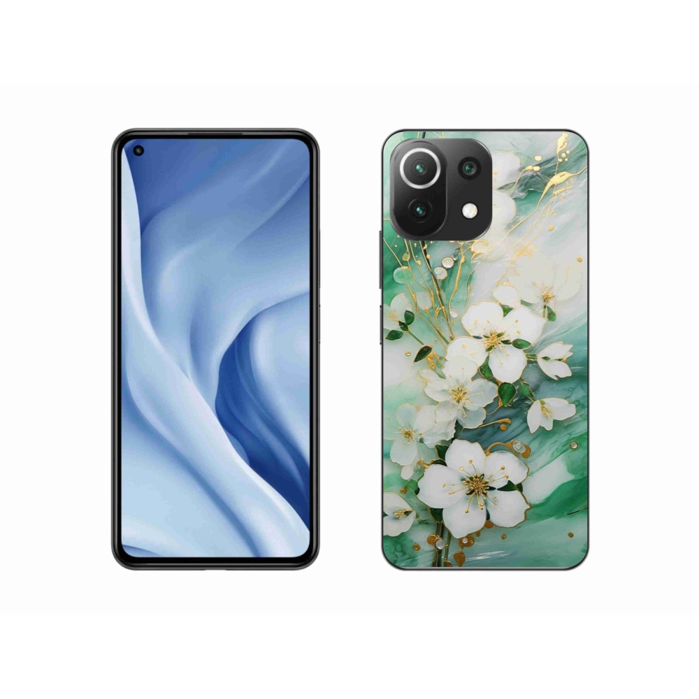 Gél borító mmCase a Xiaomi 11 Lite 5G NE számára - gyengéd virágok