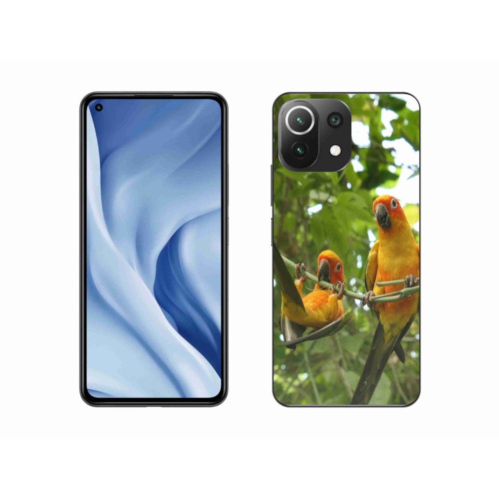 Gél borító mmCase a Xiaomi 11 Lite 5G NE - papagájok aratingy