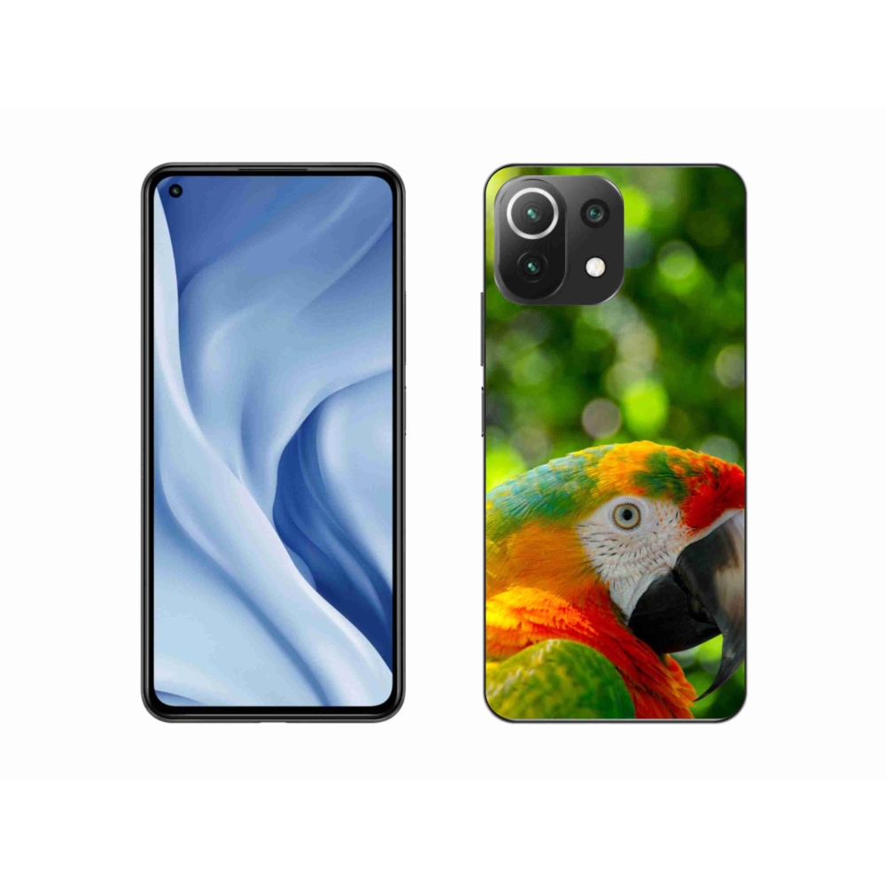 Gélburkolat mmCase a Xiaomi 11 Lite 5G NE - parrot ara 3 számára
