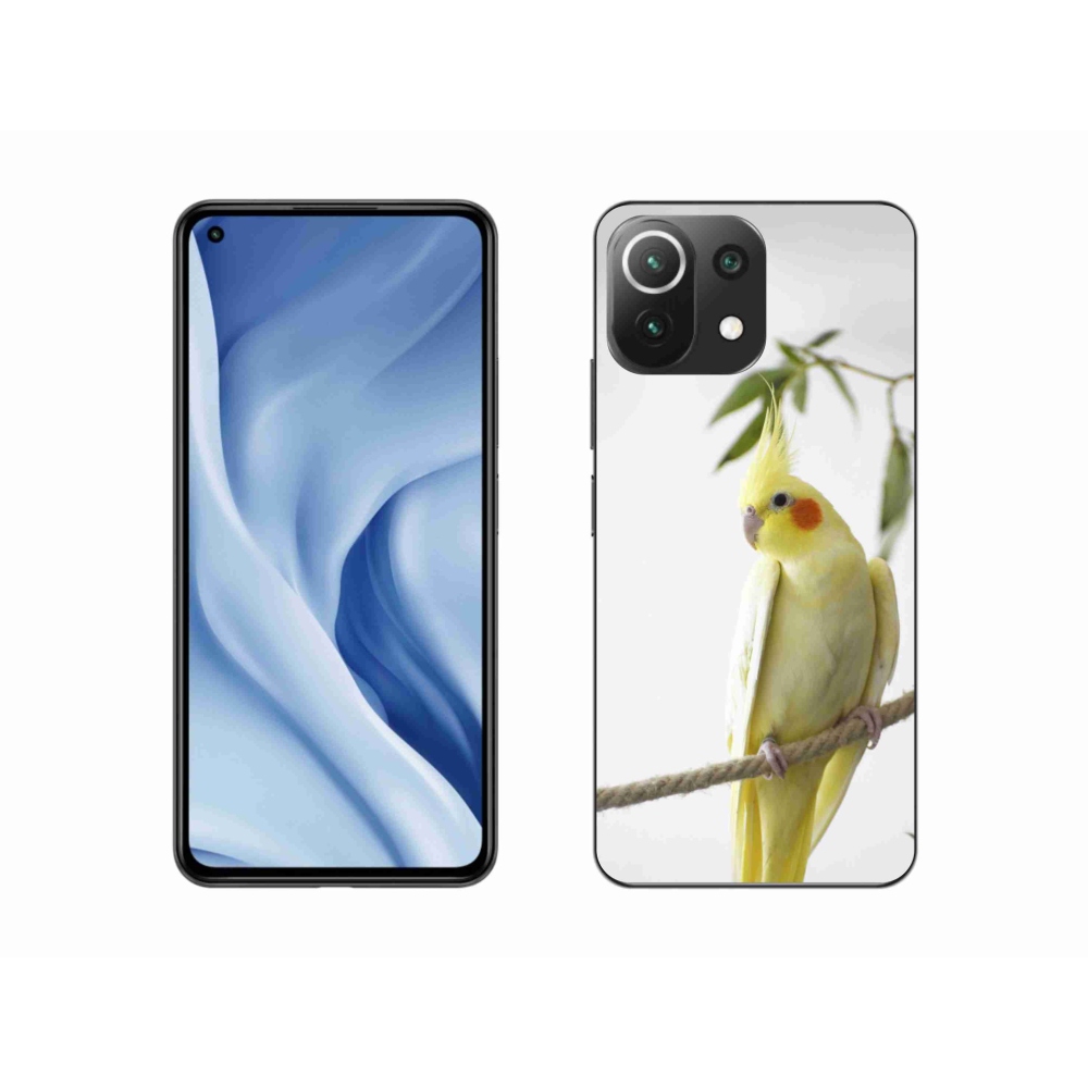 Gél borító mmCase a Xiaomi 11 Lite 5G NE - papagáj korela chocholatá