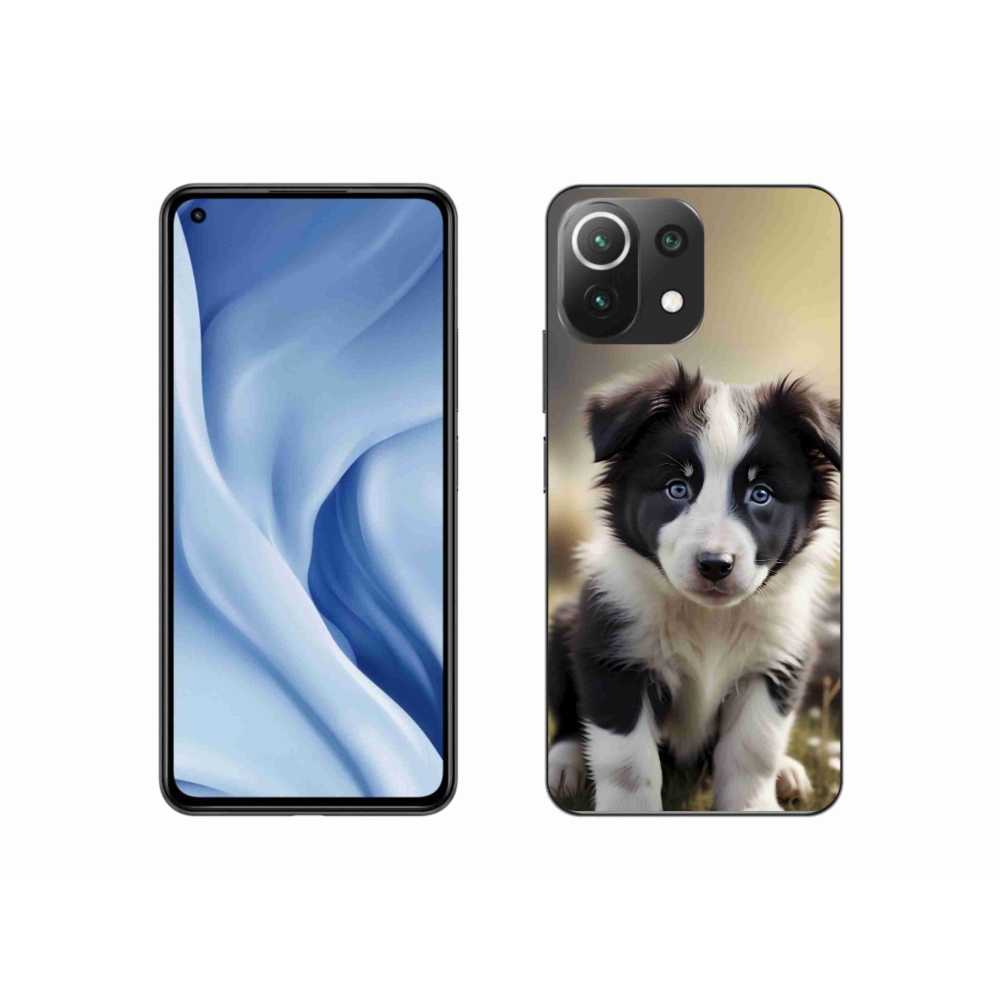 Gél borító mmCase a Xiaomi 11 Lite 5G NE számára - aranyos border collie