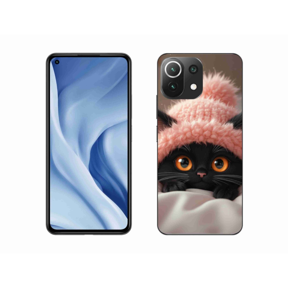 Gélburkolat mmCase a Xiaomi 11 Lite 5G NE számára - aranyos cica 7