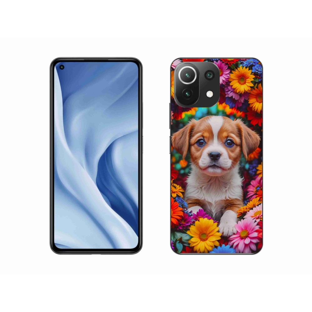 Gélburkolat mmCase a Xiaomi 11 Lite 5G NE - aranyos kiskutya